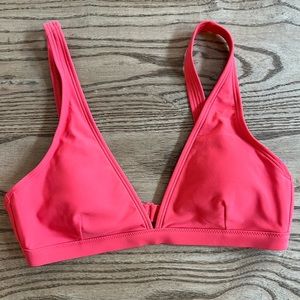 Aerie Red Bikini Top